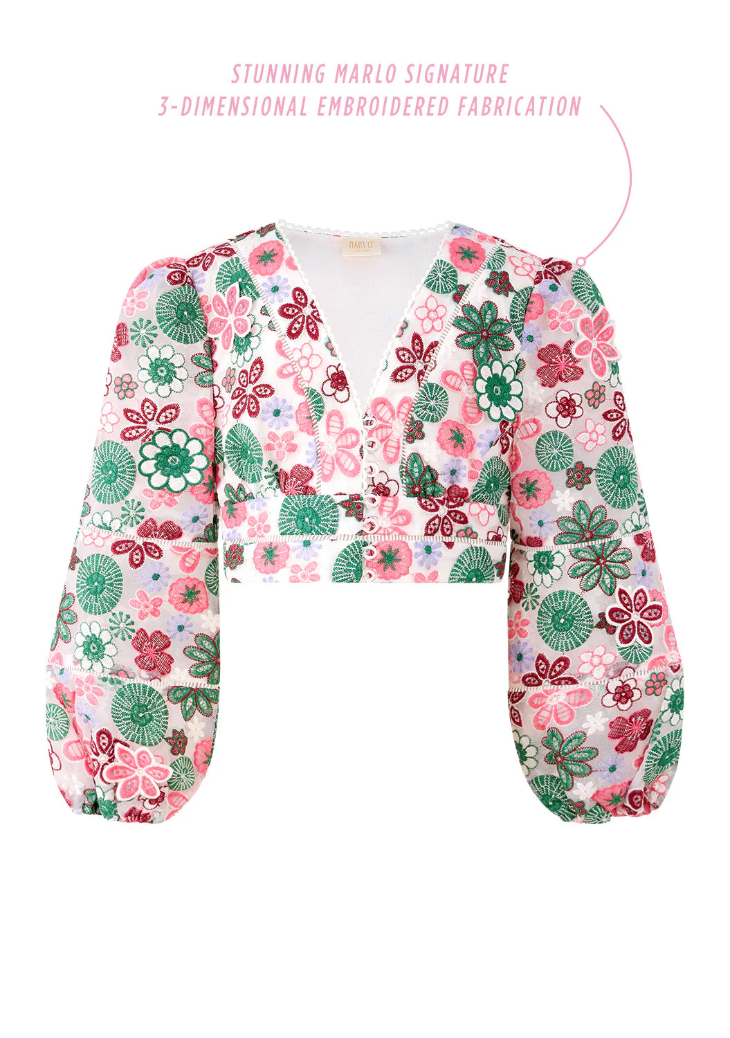 Everlee Embroidered Top - Image 3