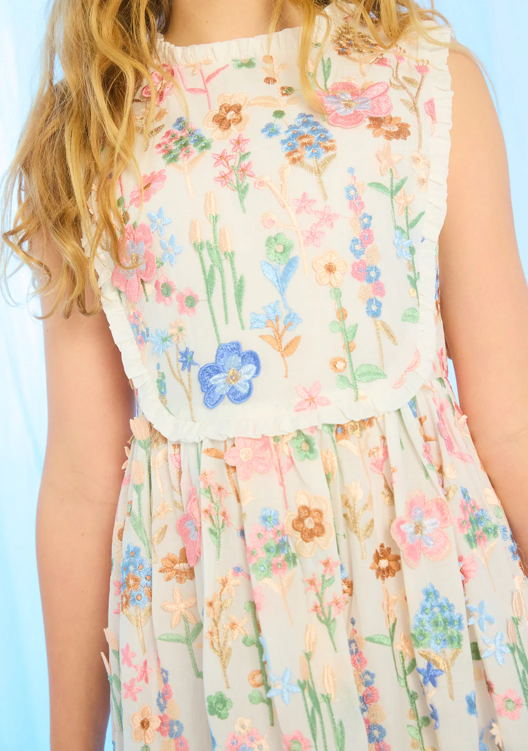 Everly Embroidered Maxi Dress - Image 2