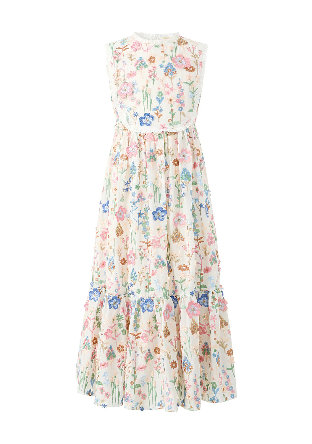 Everly Embroidered Maxi Dress - Image 3