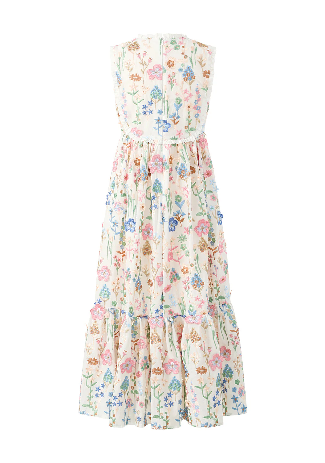 Everly Embroidered Maxi Dress - Image 4