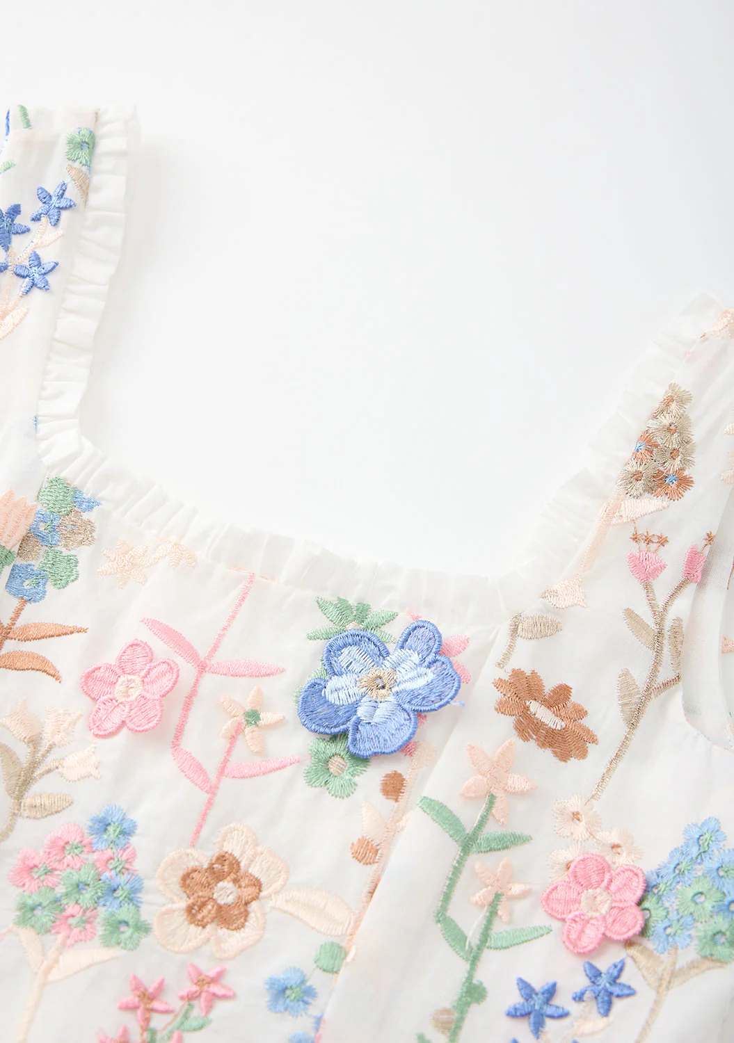 Everly Embroidered Mini Dress - Image 6