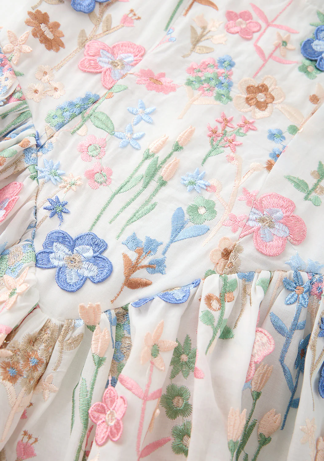 Everly Embroidered Mini Dress - Image 9