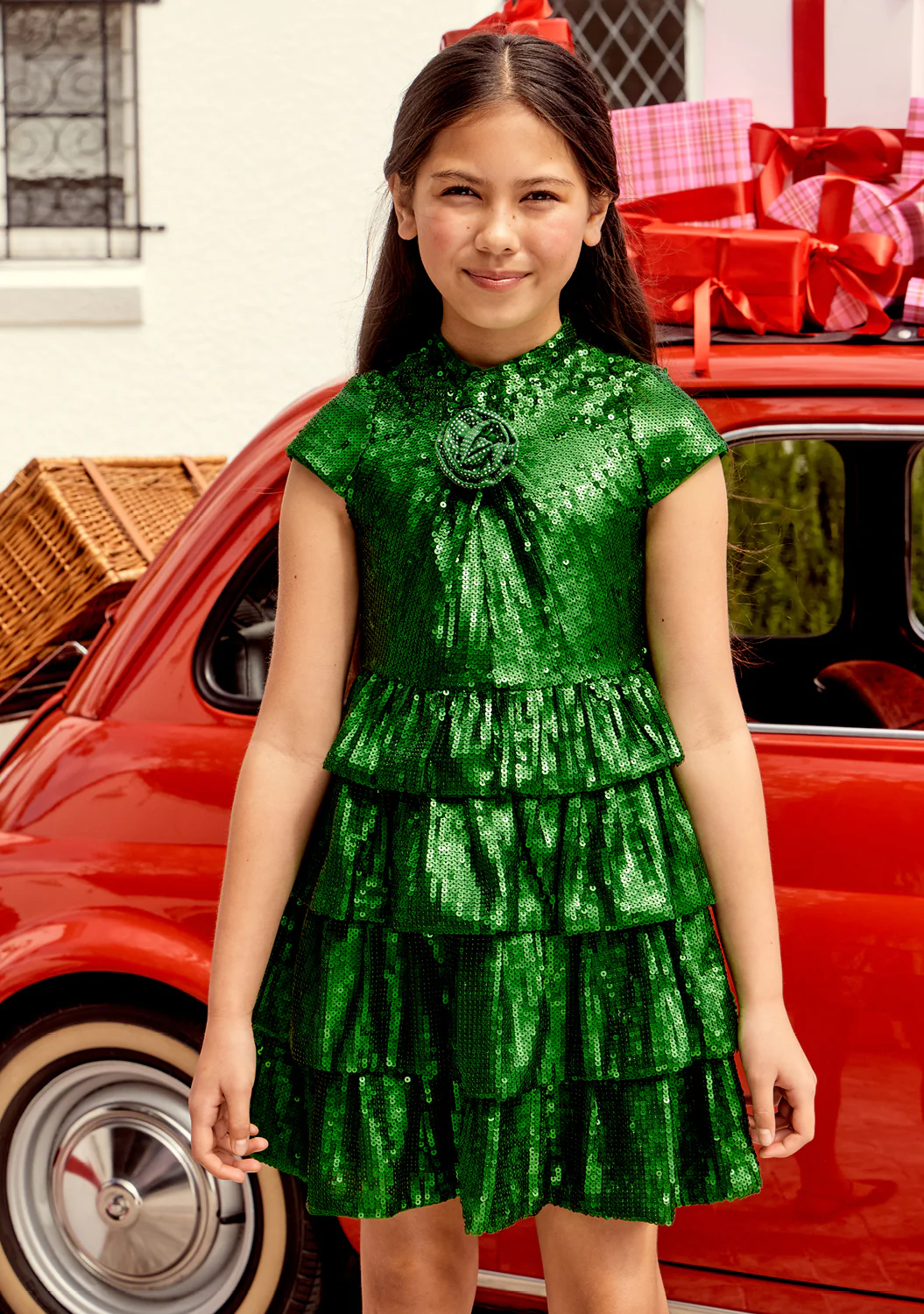 Festive Sequin Dress - Image 10