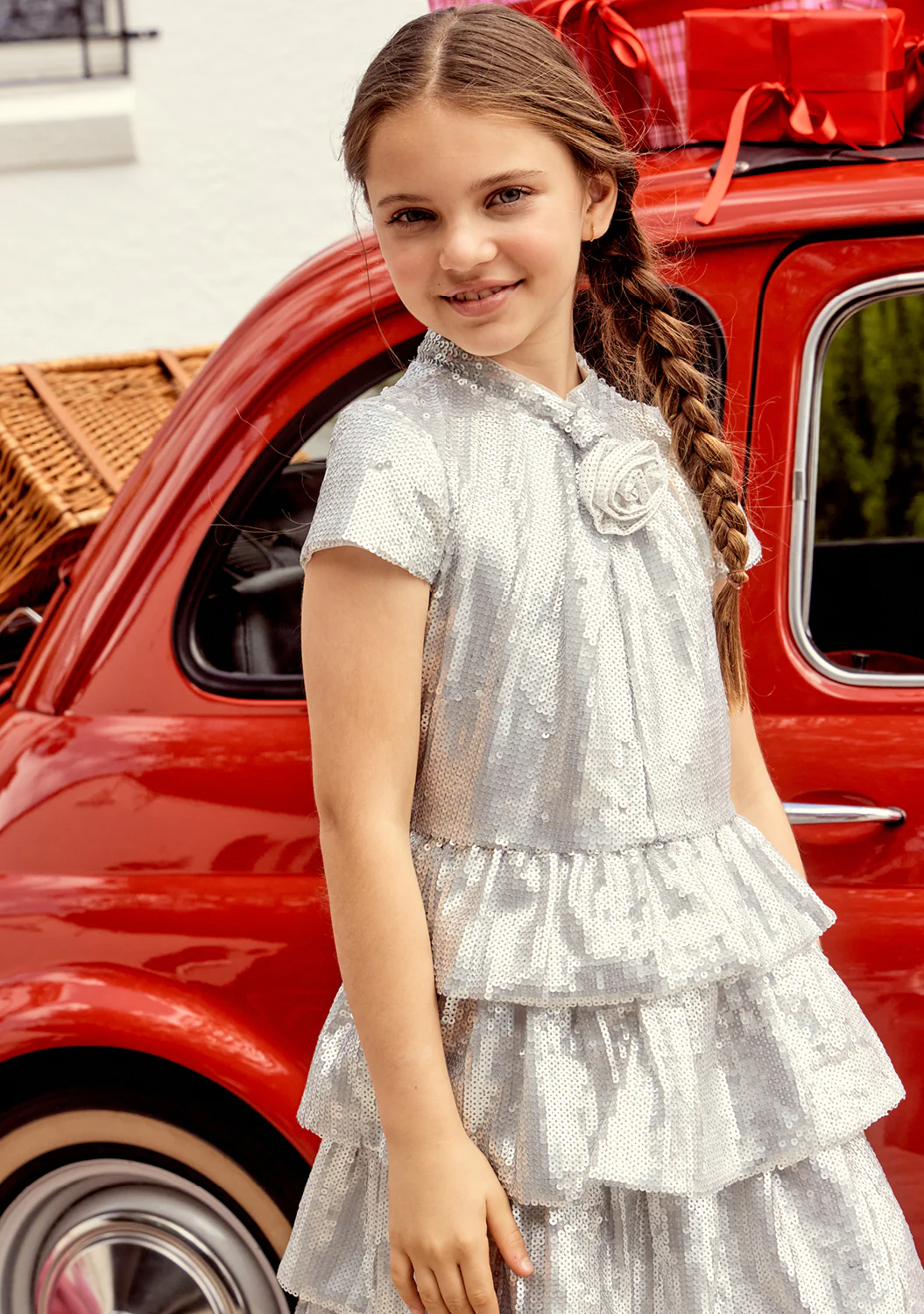 Festive Sequin Dress - Image 2