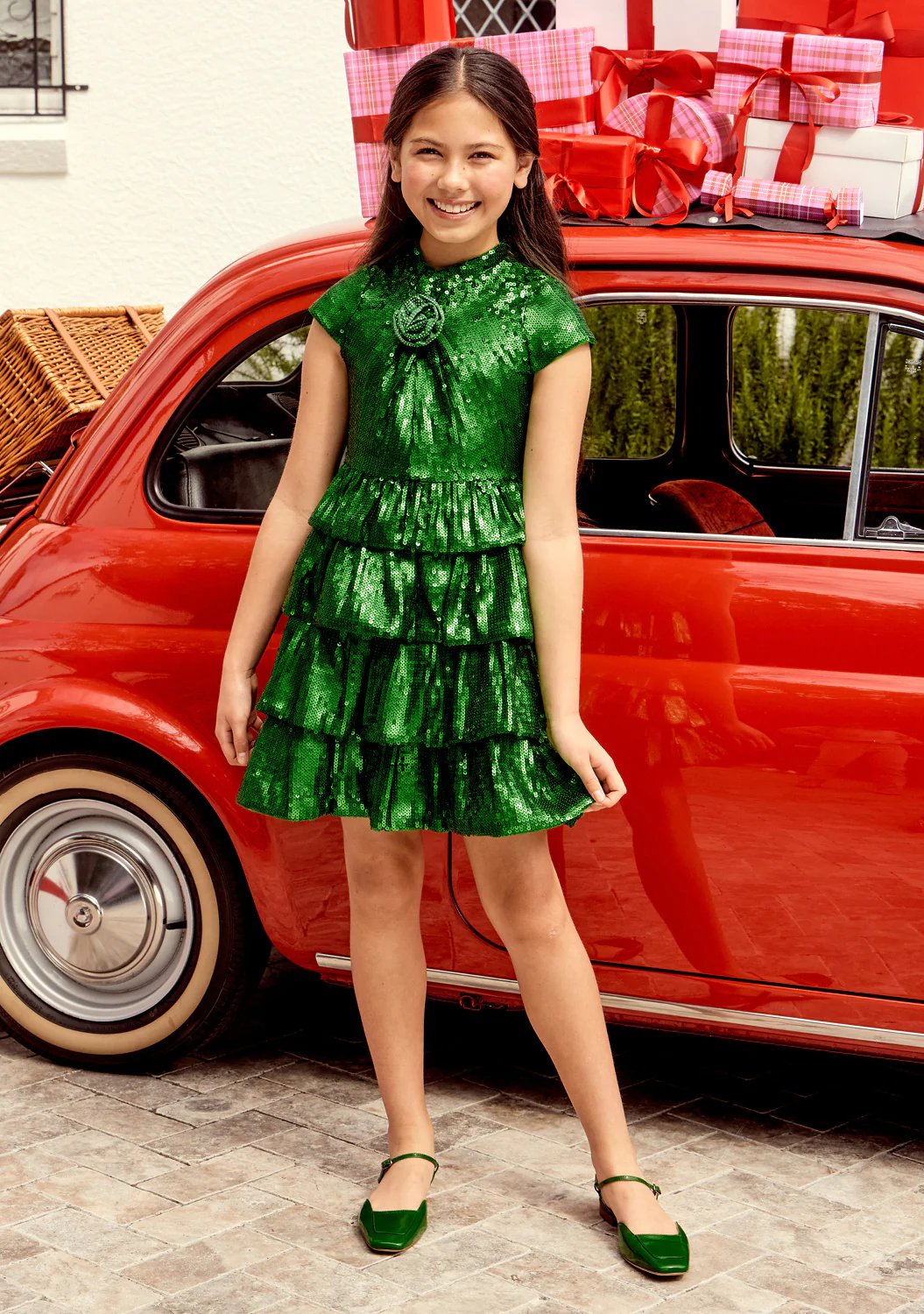 Festive Sequin Dress - Image 9