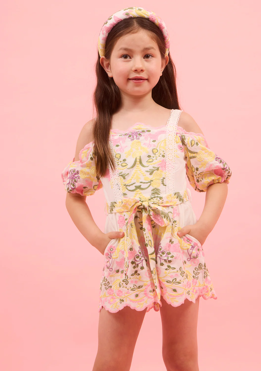 Fiona Embroidered Romper - Image 11