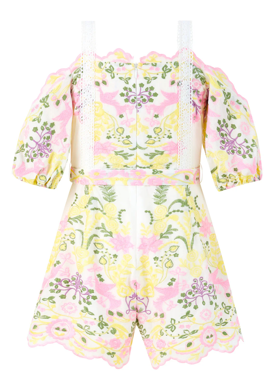 Fiona Embroidered Romper - Image 3