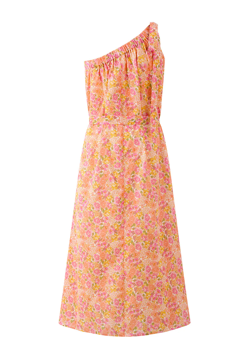 Flowerette Cotton Maxi Dress - Image 3