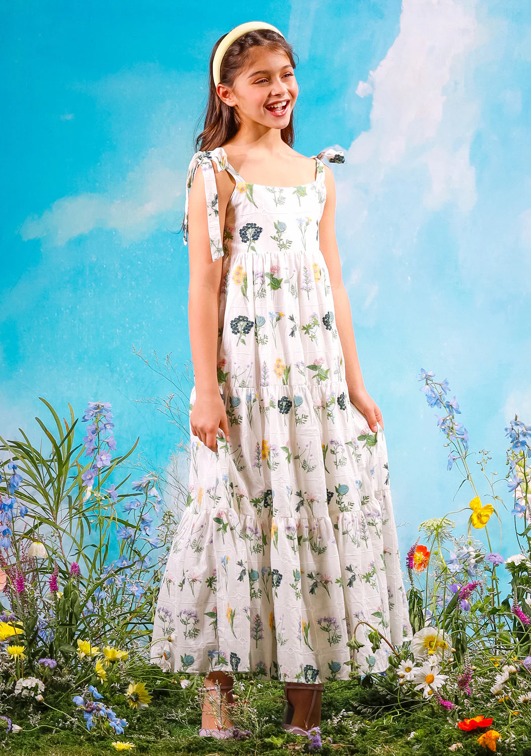 Freya Embroidered Maxi Dress - Image 8