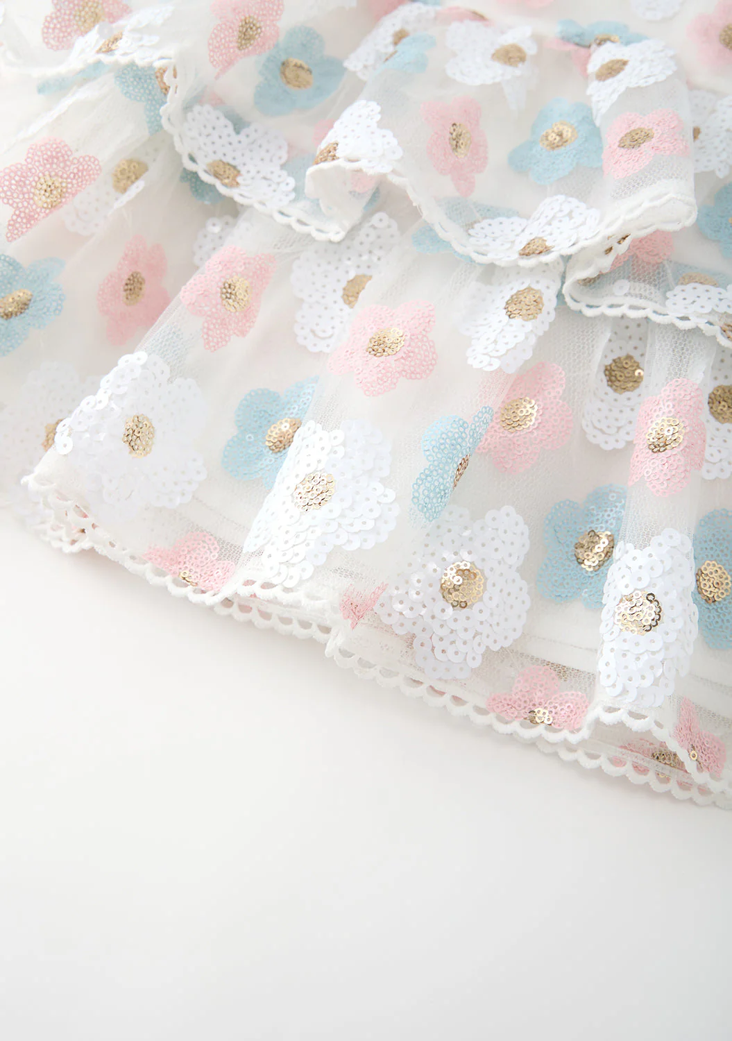 Gabrielle Frill Sequin Mini Dress - Image 9