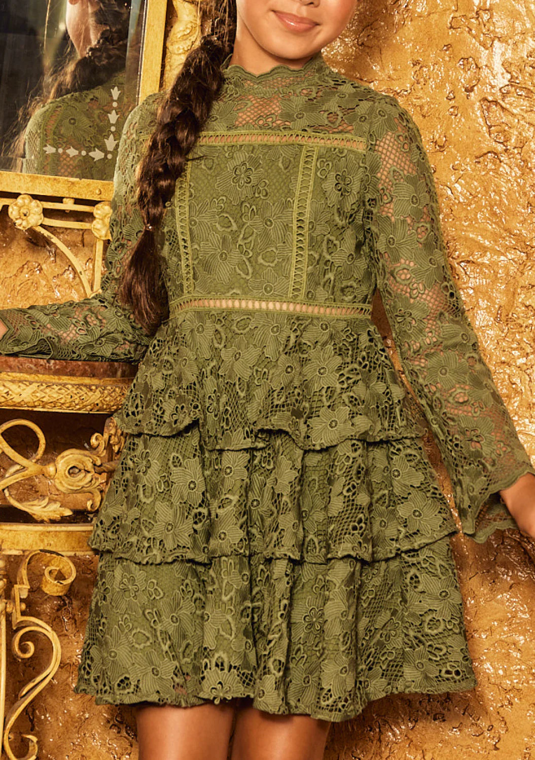 Gianna Embroidery Mini Dress - Image 13