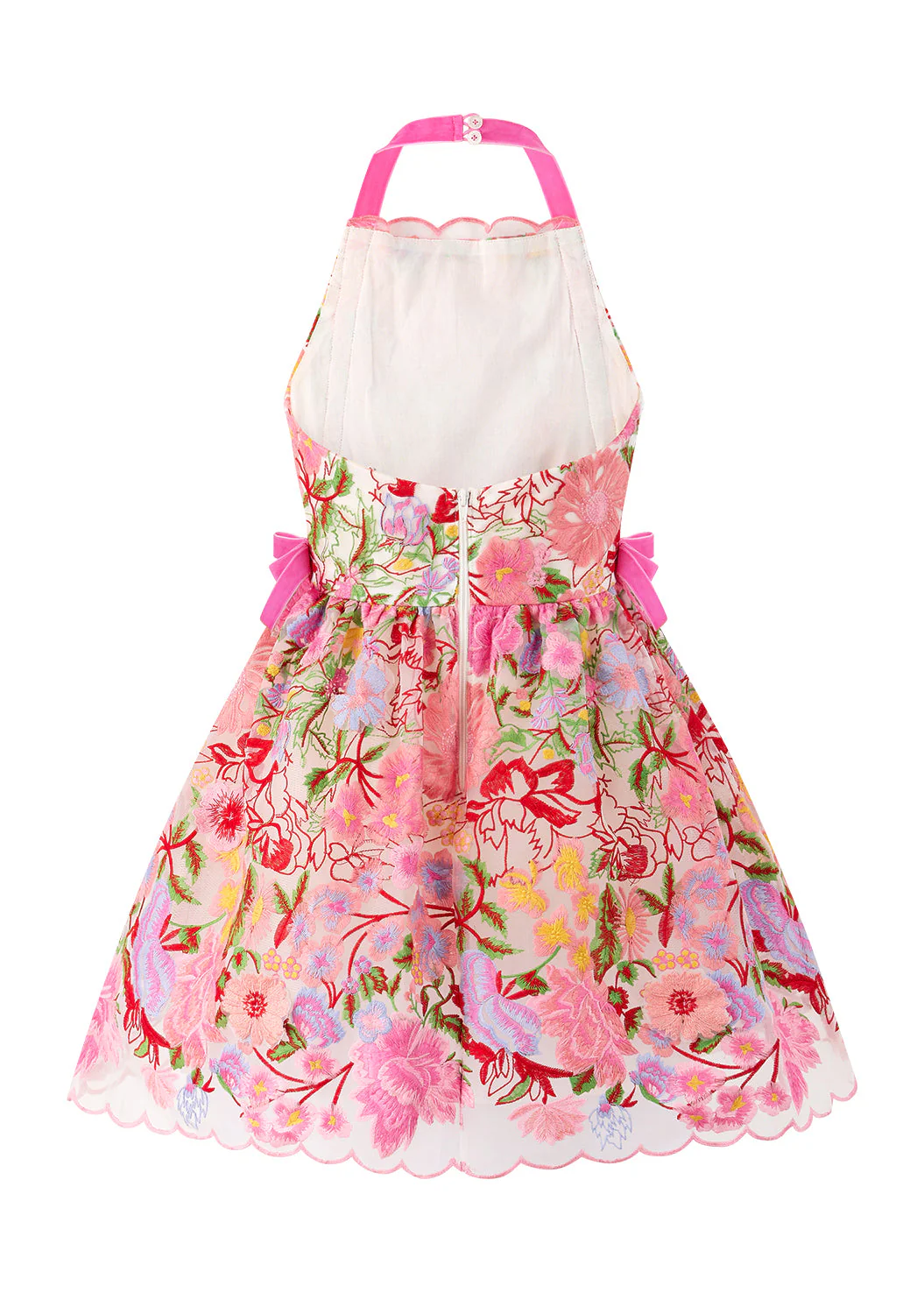Glam Embroidered Mini Dress - Image 4