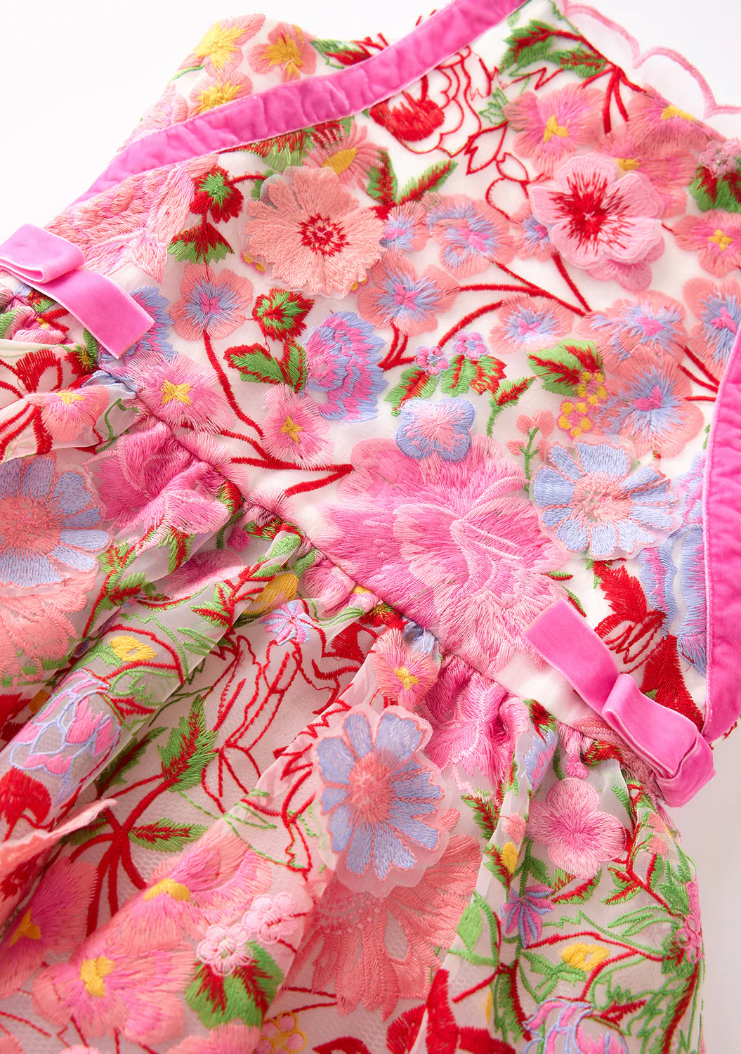 Glam Embroidered Mini Dress - Image 7
