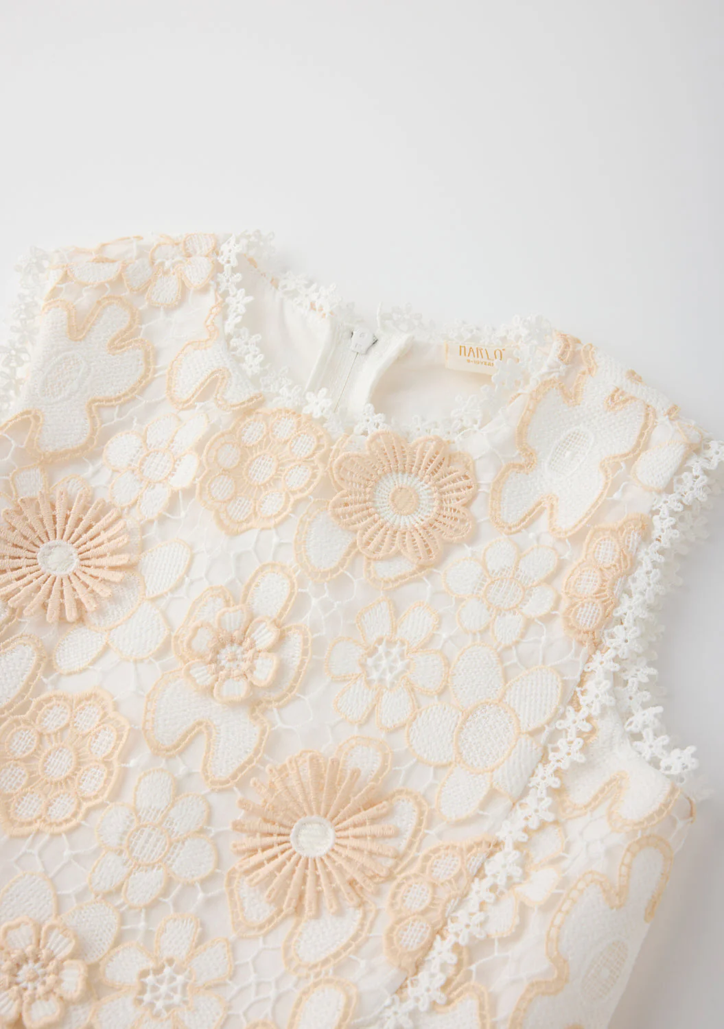 Haley Embroidered Frill Maxi Dress - Image 5