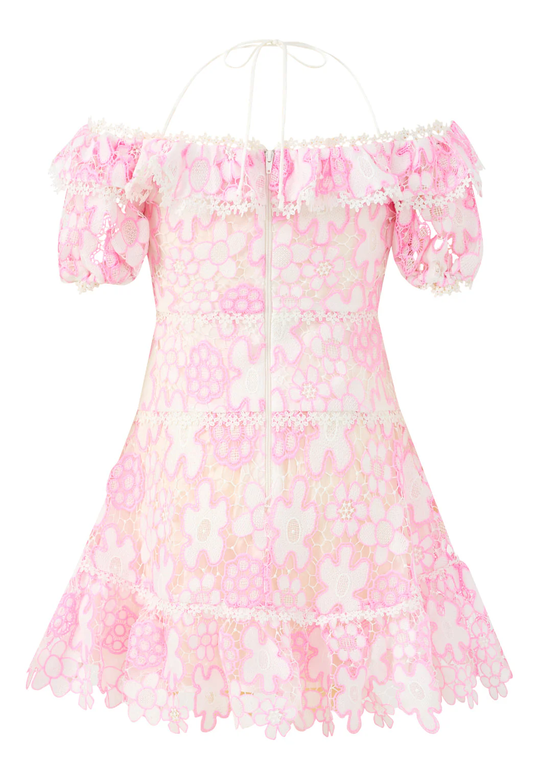 Haley Embroidered Mini Dress - Image 4