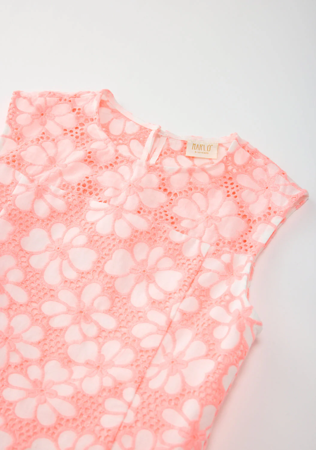 Holly Cotton Embroidered Mini Dress - Image 5