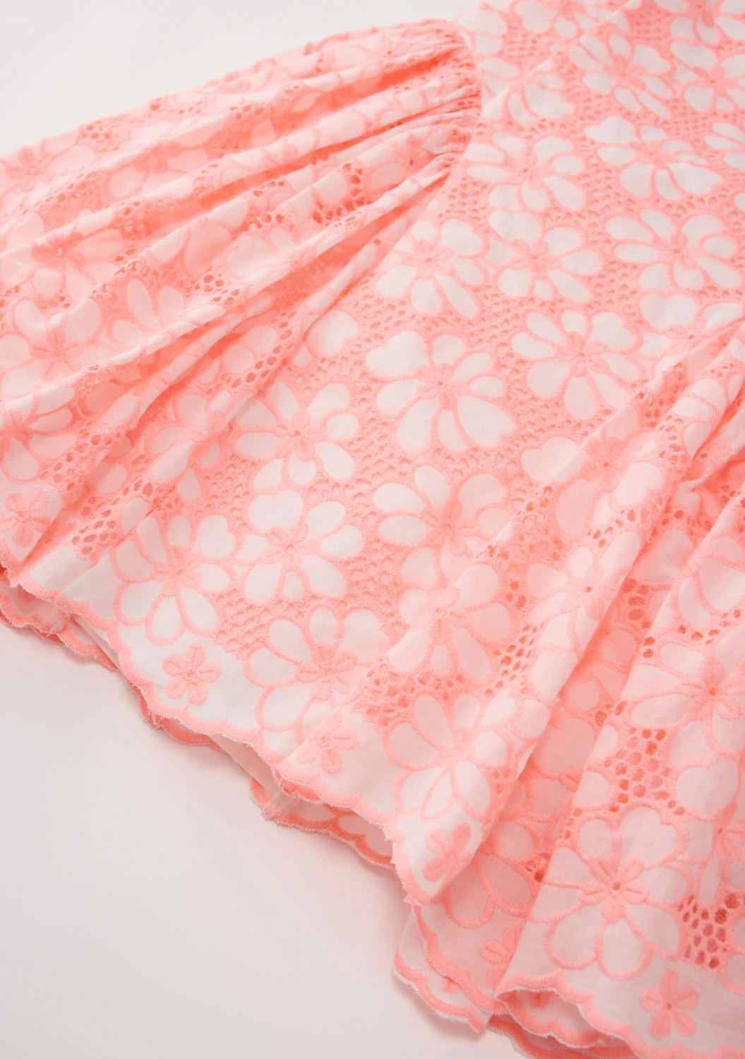 Holly Cotton Embroidered Mini Dress - Image 7