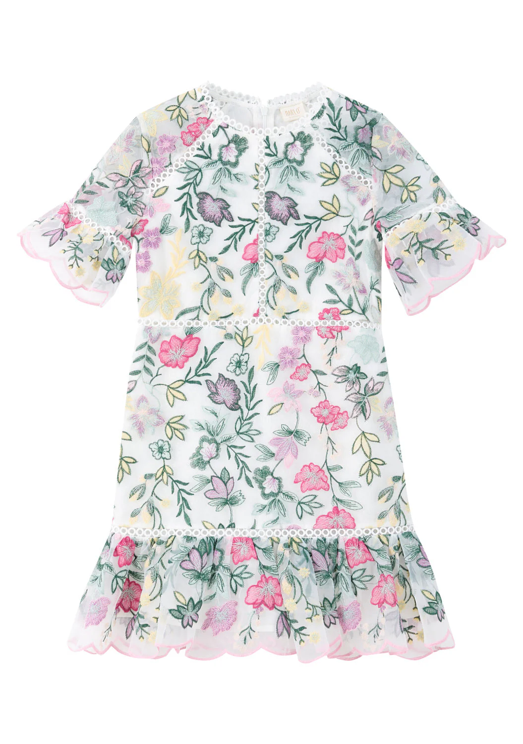 Ilaria Embroidered Mini Dress - Image 2