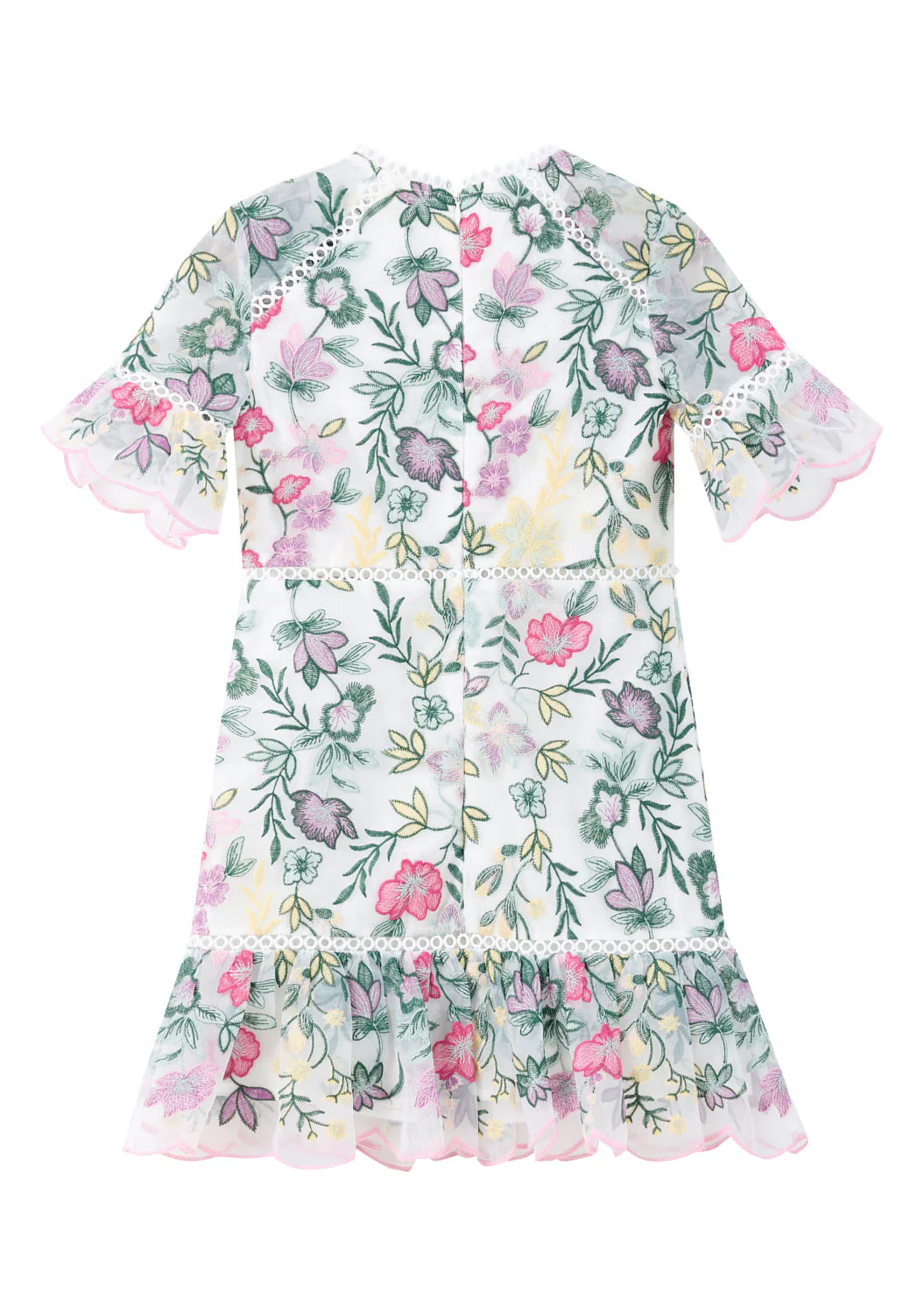 Ilaria Embroidered Mini Dress - Image 3