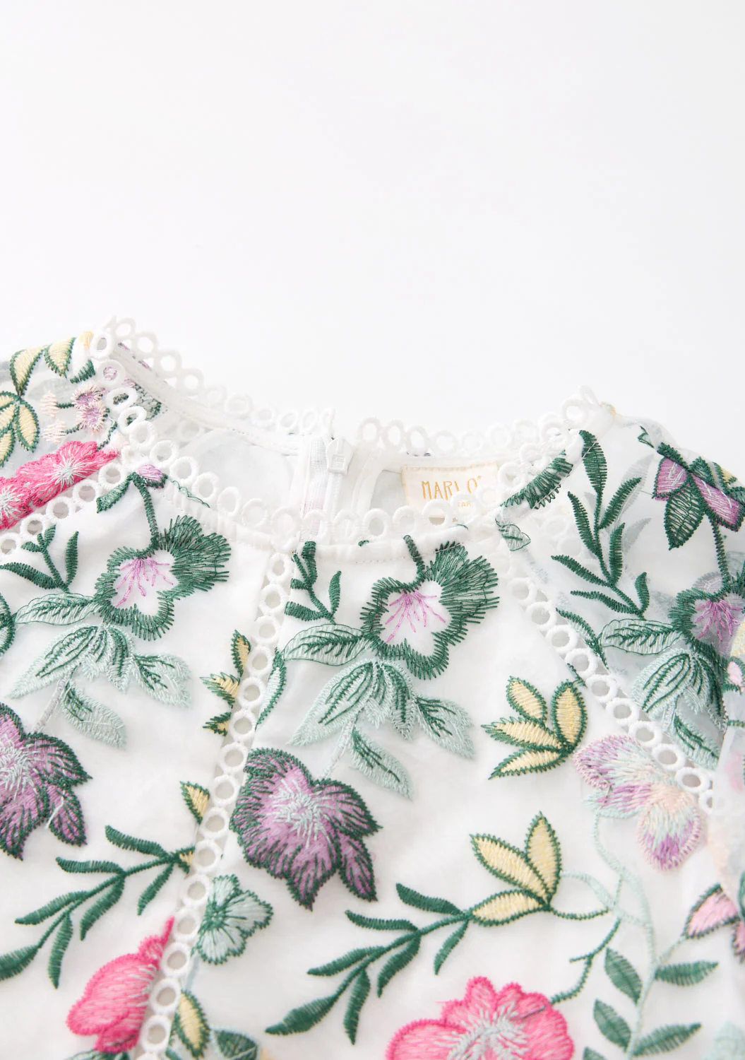 Ilaria Embroidered Mini Dress - Image 4