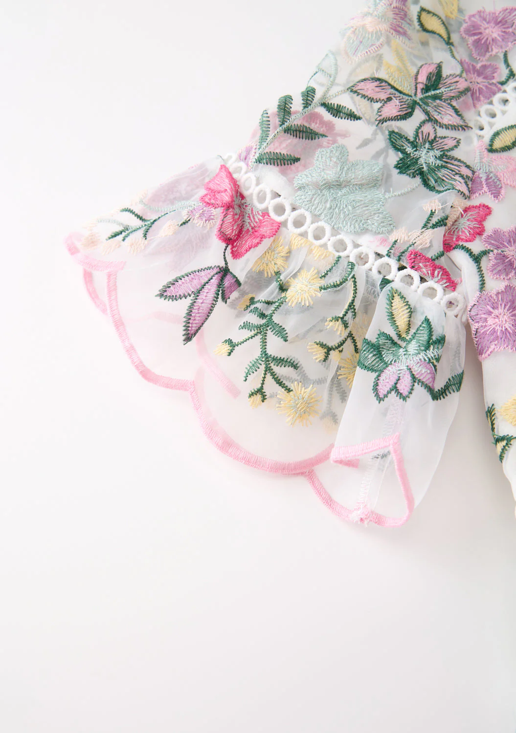 Ilaria Embroidered Mini Dress - Image 5