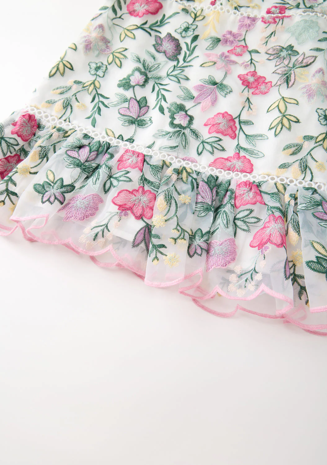 Ilaria Embroidered Mini Dress - Image 7
