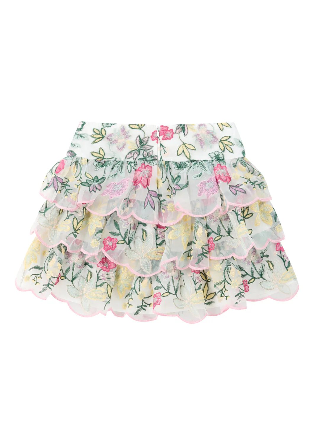 Ilaria Embroidered Mini Skirt - Image 3