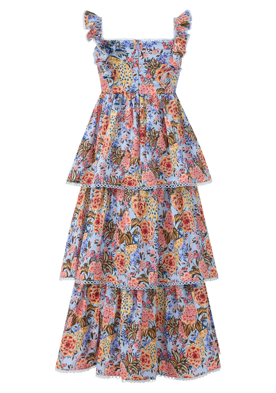 Iliana Cotton Frill Maxi Dress - Image 3