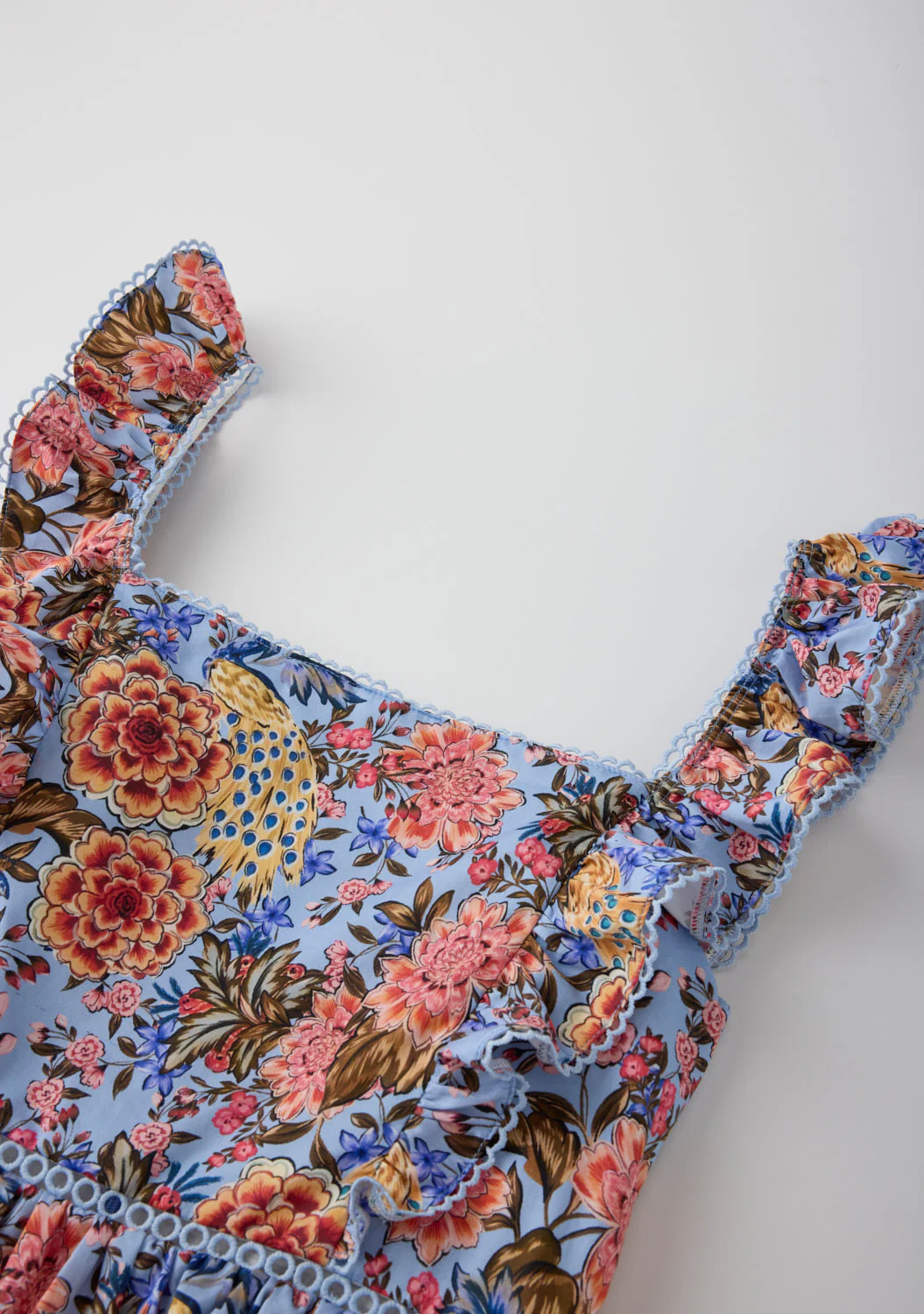 Iliana Cotton Frill Maxi Dress (Women) - Image 3