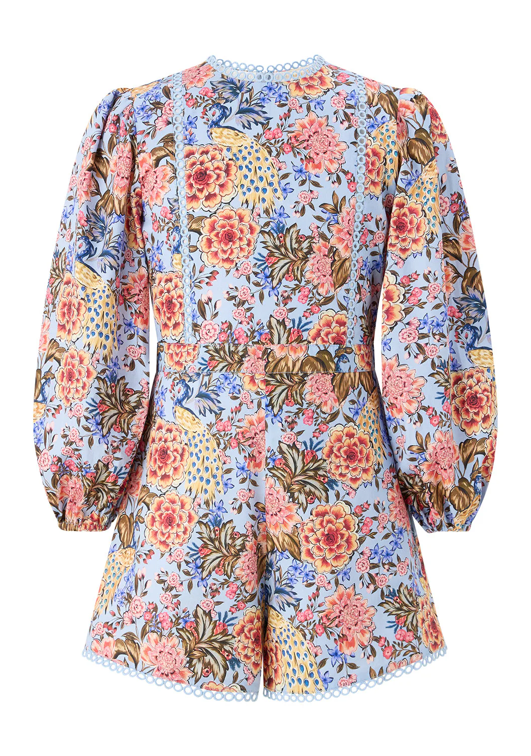 Iliana Sleeve Cotton Romper - Image 3