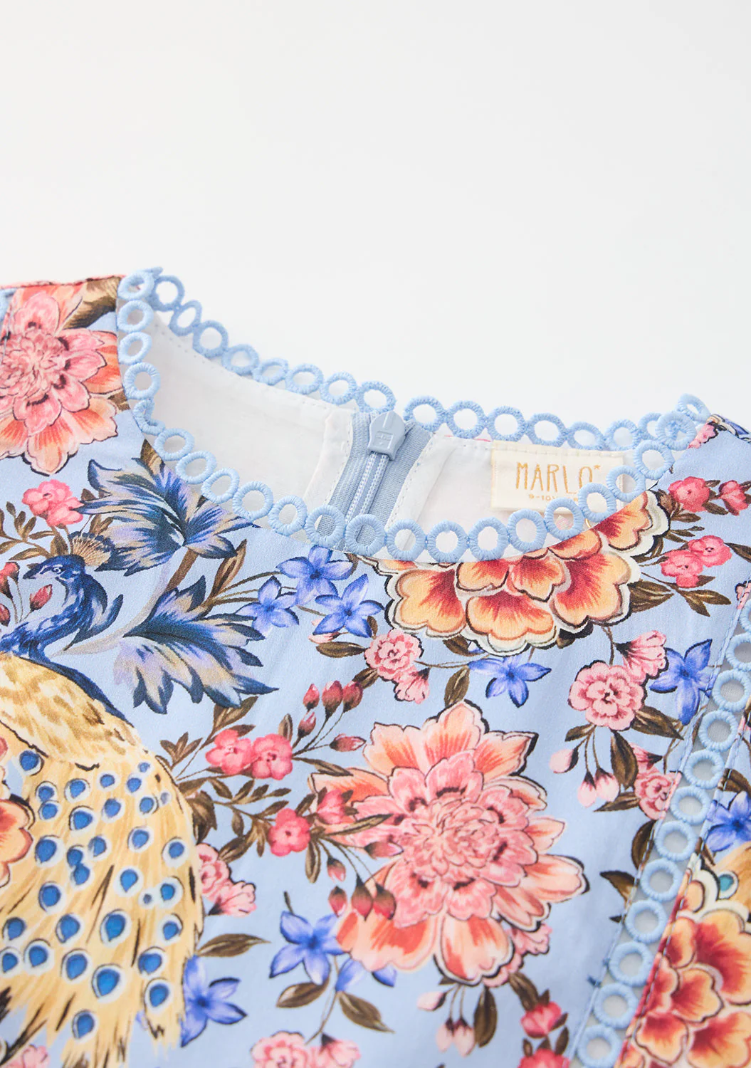 Iliana Sleeve Cotton Romper - Image 5