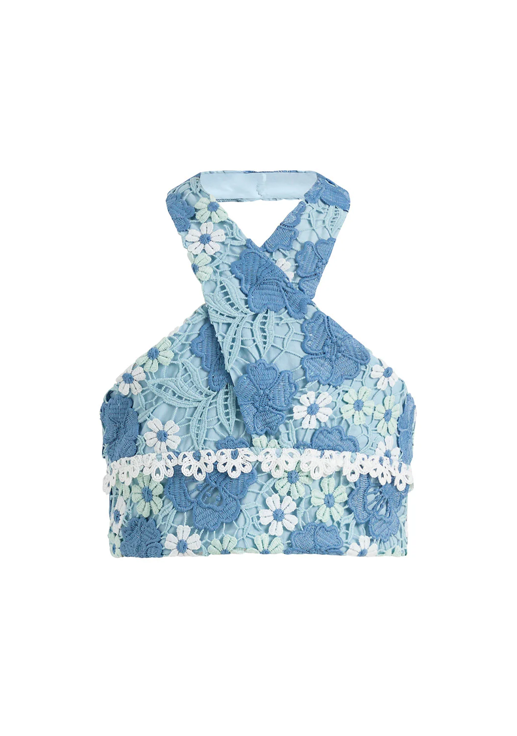 Jade Embroidered Halter Neck Top - Image 4