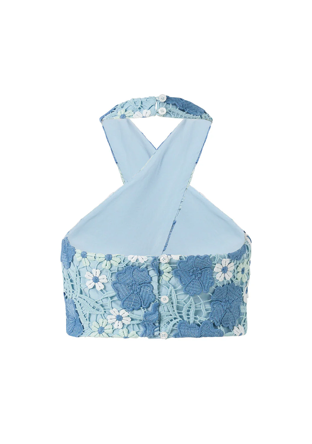 Jade Embroidered Halter Neck Top - Image 5