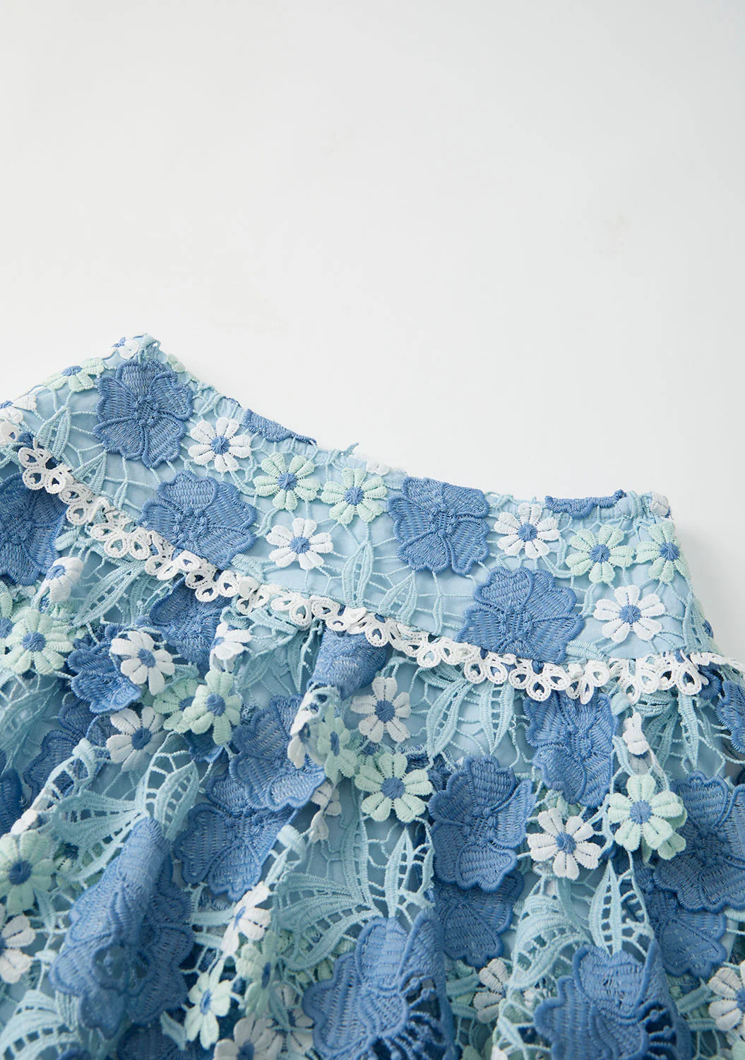 Jade Frill Embroidered Mini Skirt - Image 5