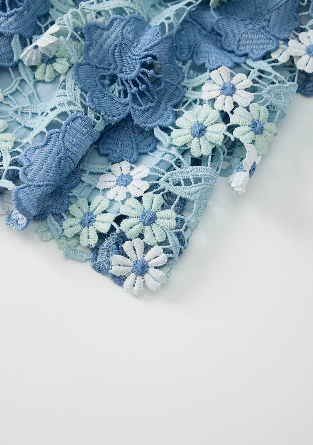 Jade Frill Embroidered Mini Skirt - Image 8