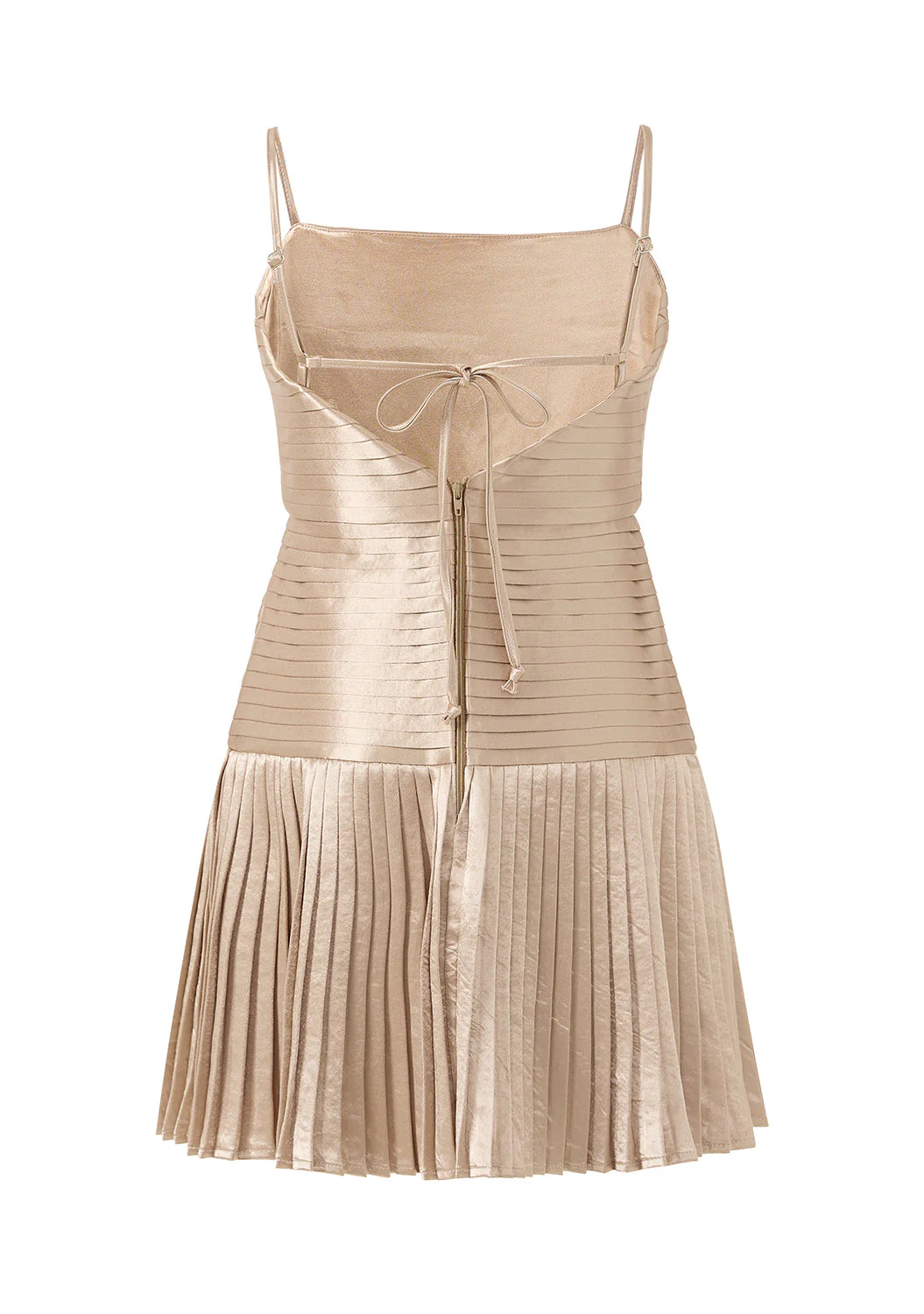 Jasmine Pleated Mini Dress - Image 5