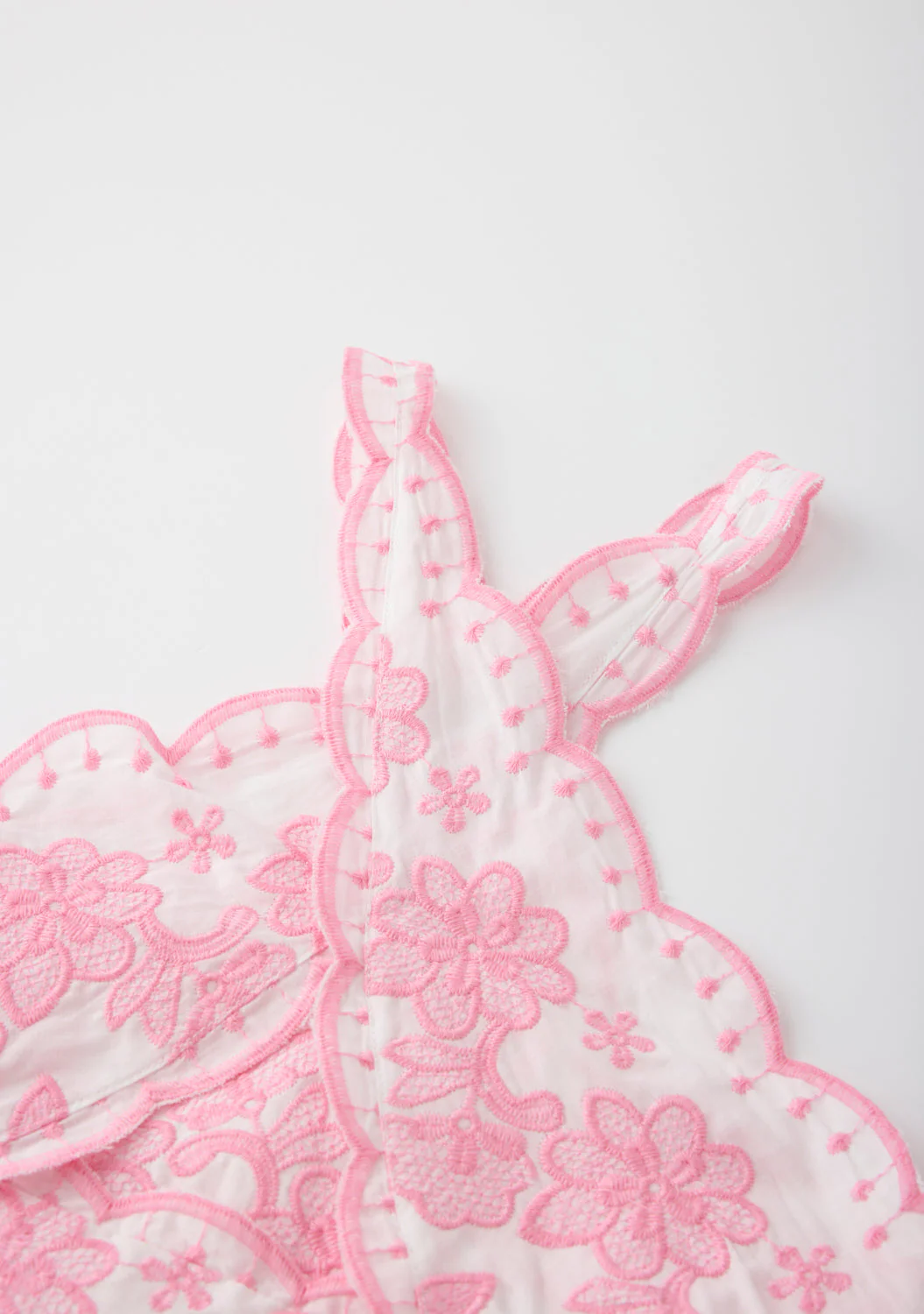 Josie Embroidered Halter Neck Mini Dress - Image 6
