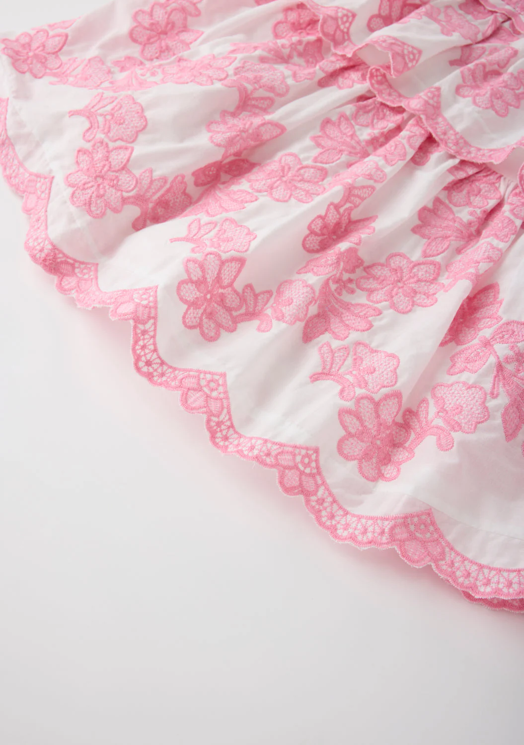 Josie Embroidered Halter Neck Mini Dress - Image 8