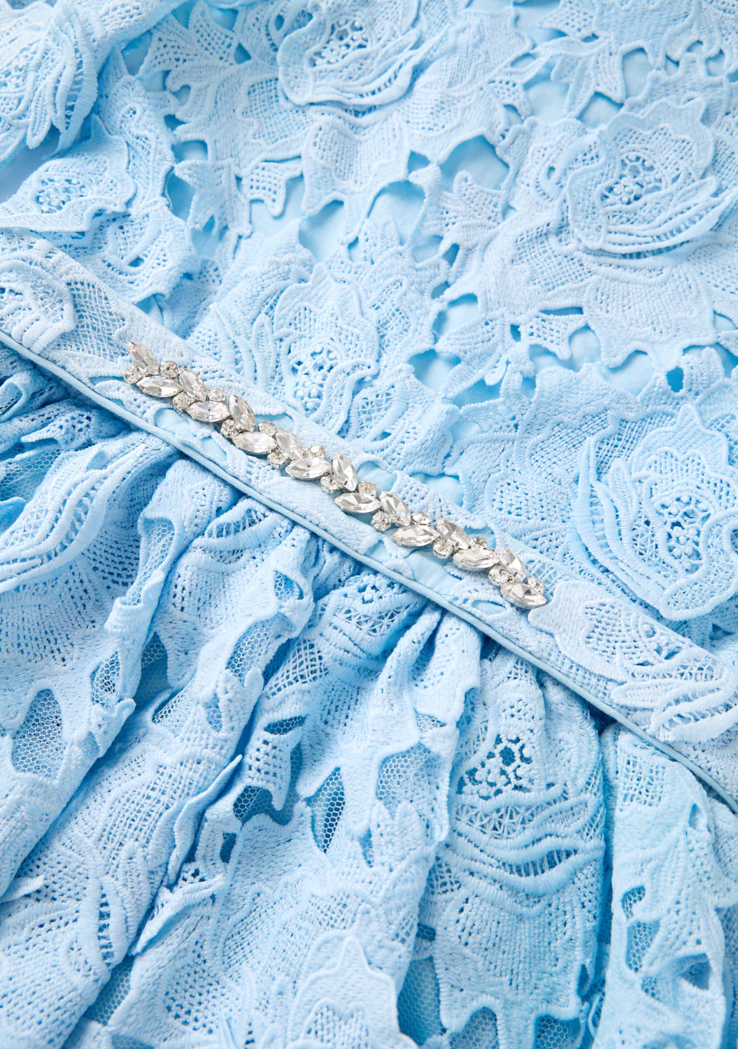 Judy Embroidered Mini Dress - Image 9