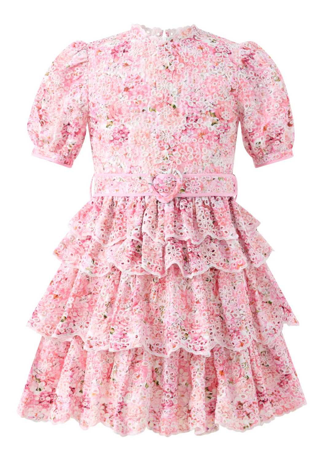 Julietta Cotton Embroidered Mini Dress - Image 3