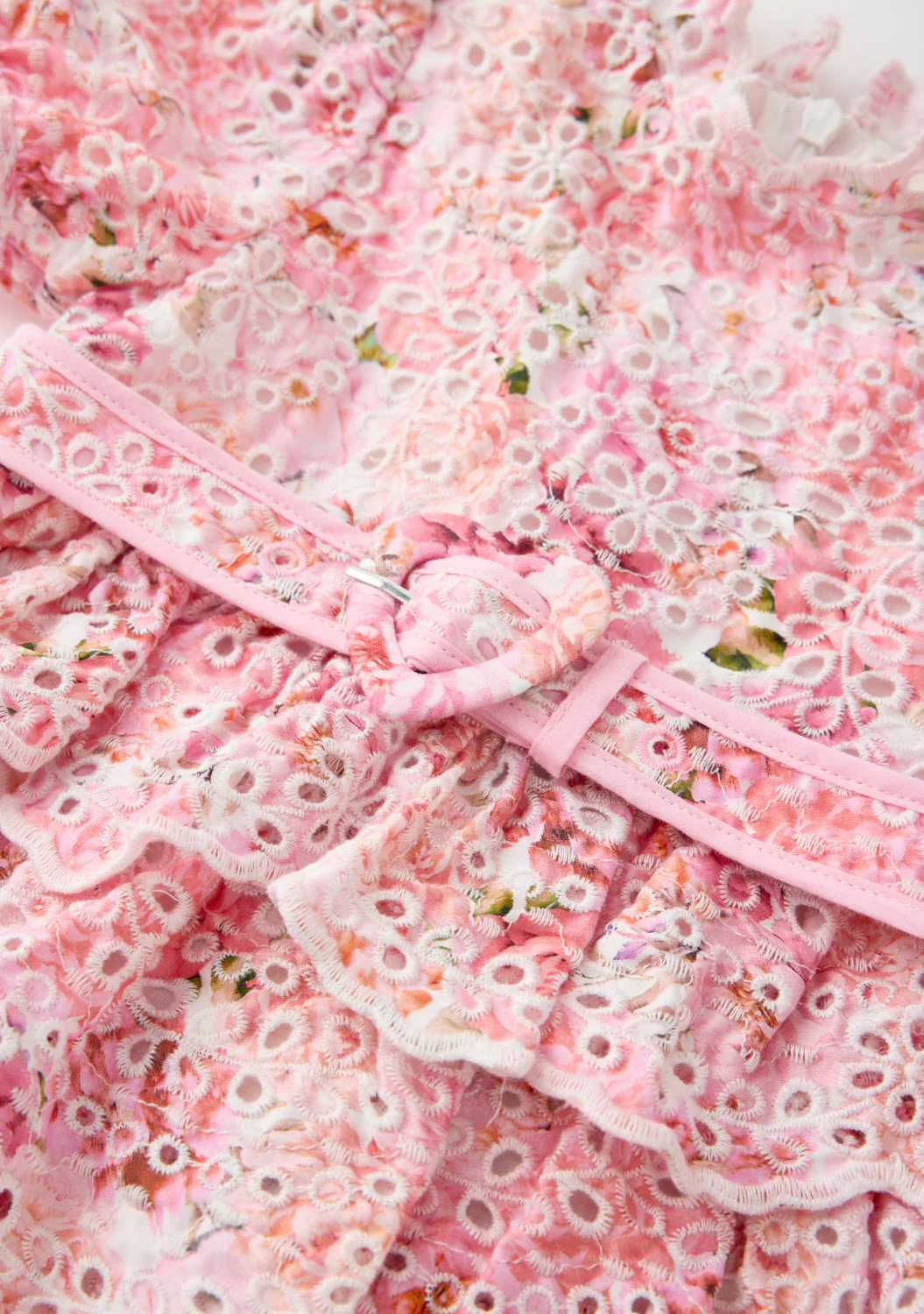 Julietta Cotton Embroidered Mini Dress (Baby) - Image 4