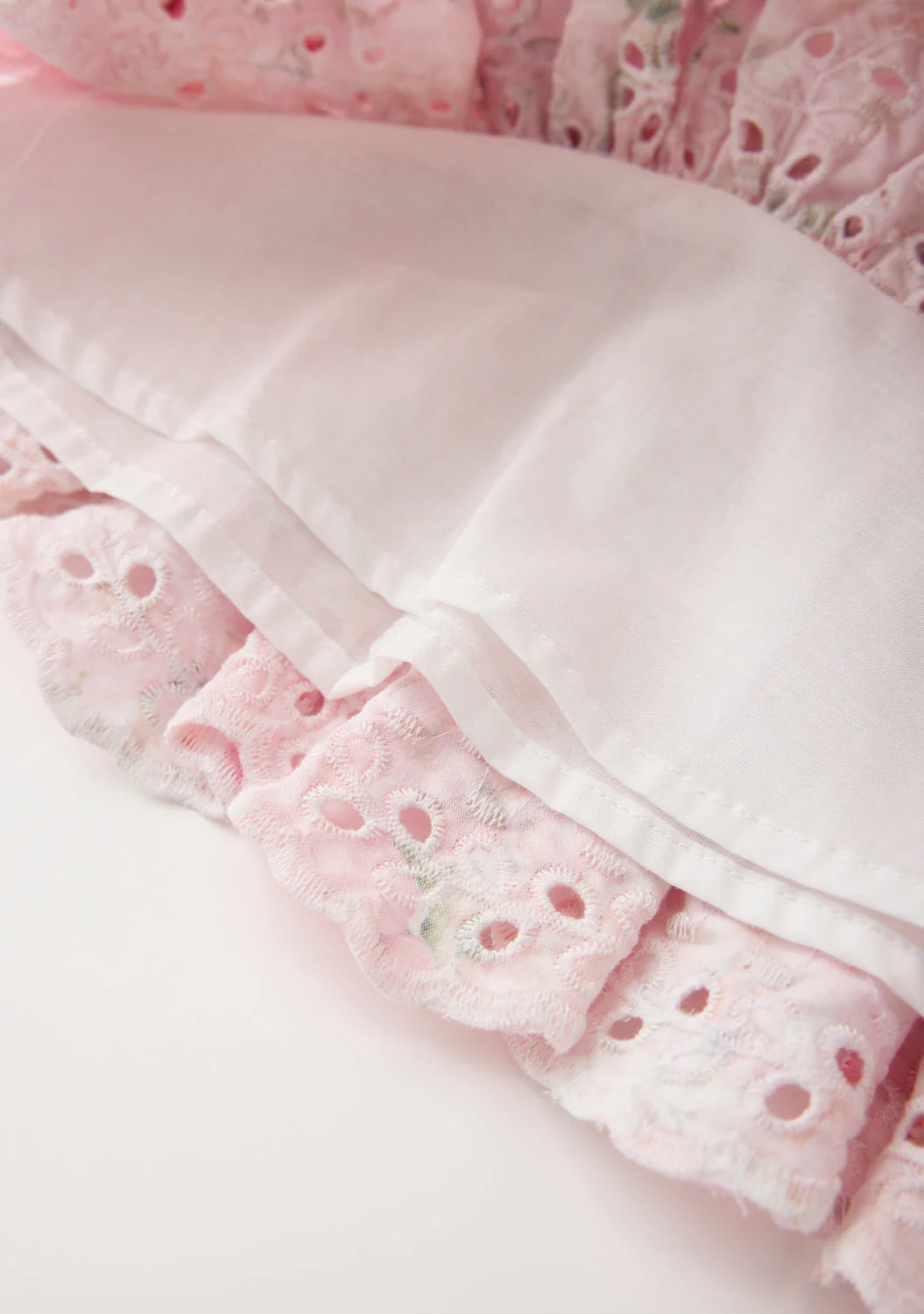 Julietta Cotton Embroidered Mini Dress (Baby) - Image 7