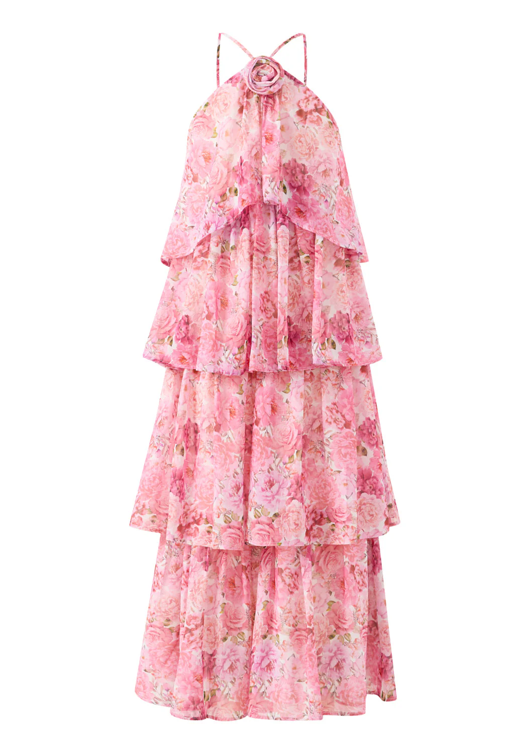 Julietta Frill Maxi Dress - Image 3