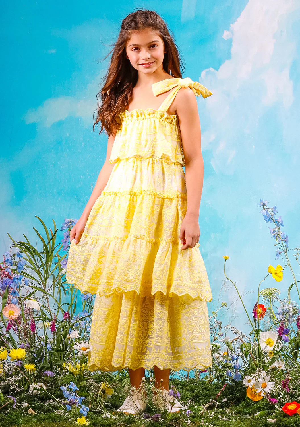 Juniper Embroidered Maxi Dress - Image 8
