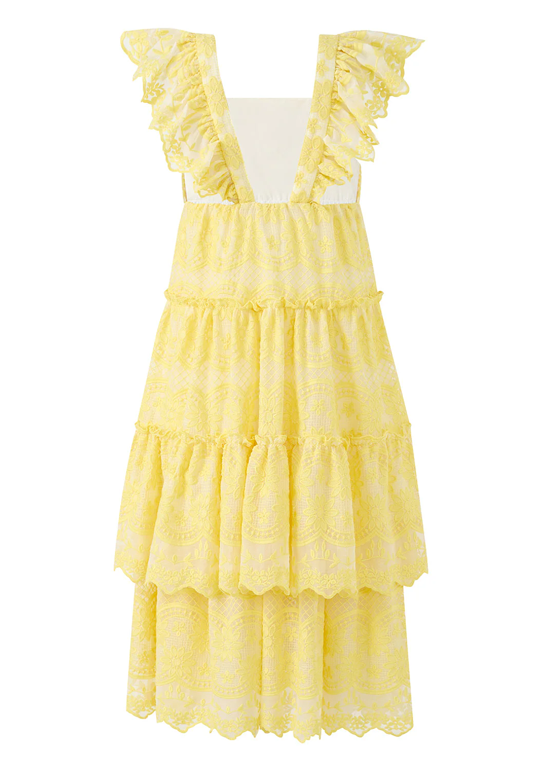 Kaia Lace Embroidered Maxi Dress - Image 5