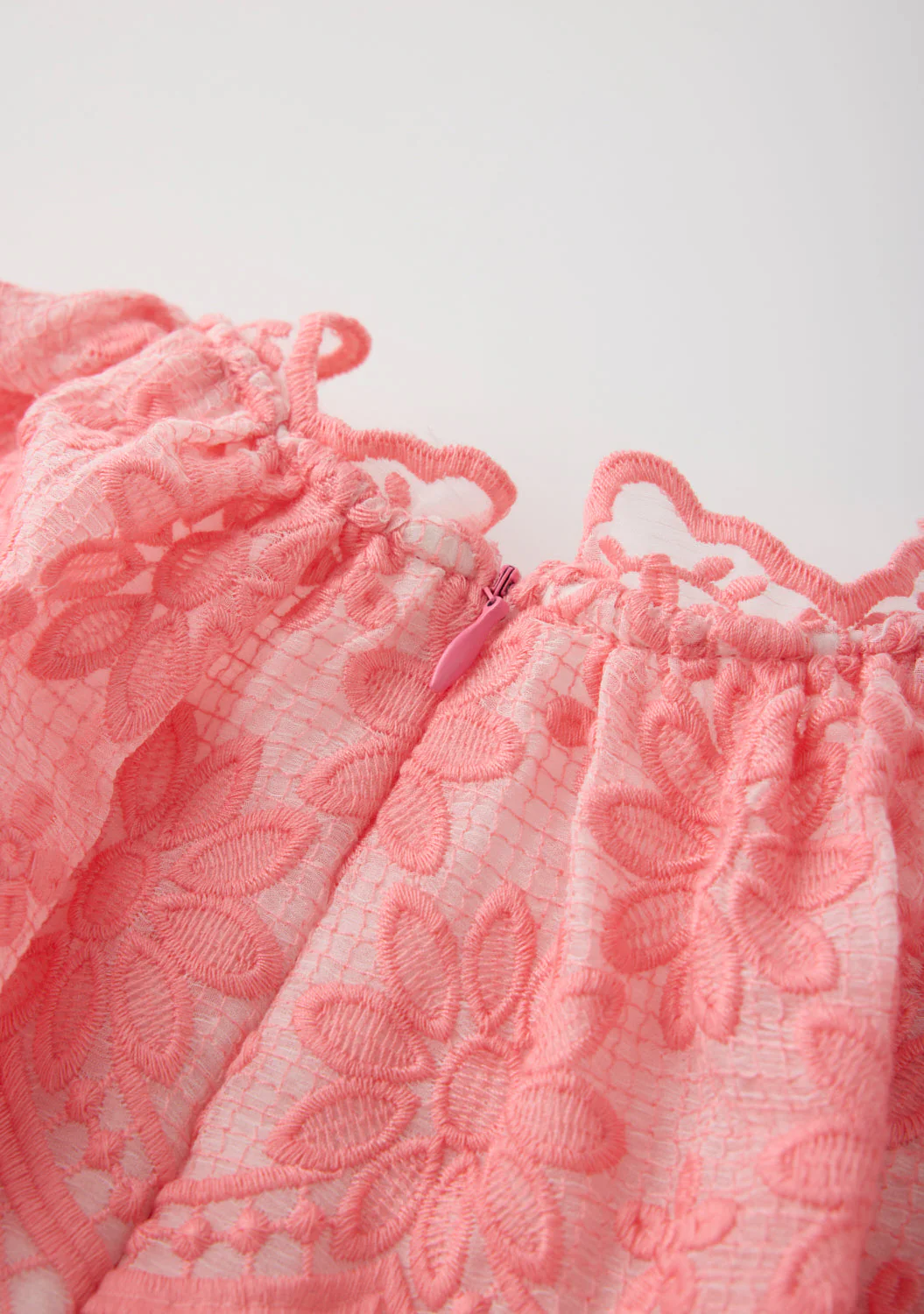 Kaia Lace Embroidered Mini Dress - Image 10