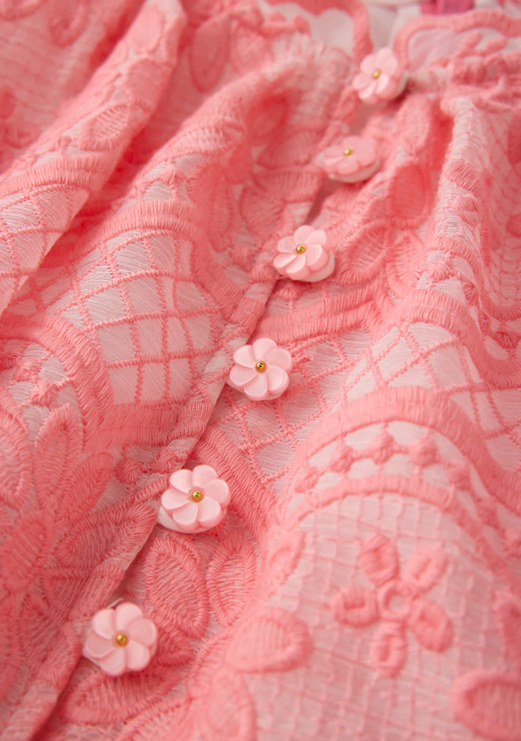 Kaia Lace Embroidered Mini Dress - Image 6
