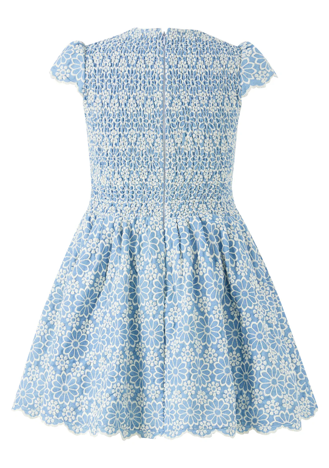 Kara Embroidered Mini Dress - Image 4