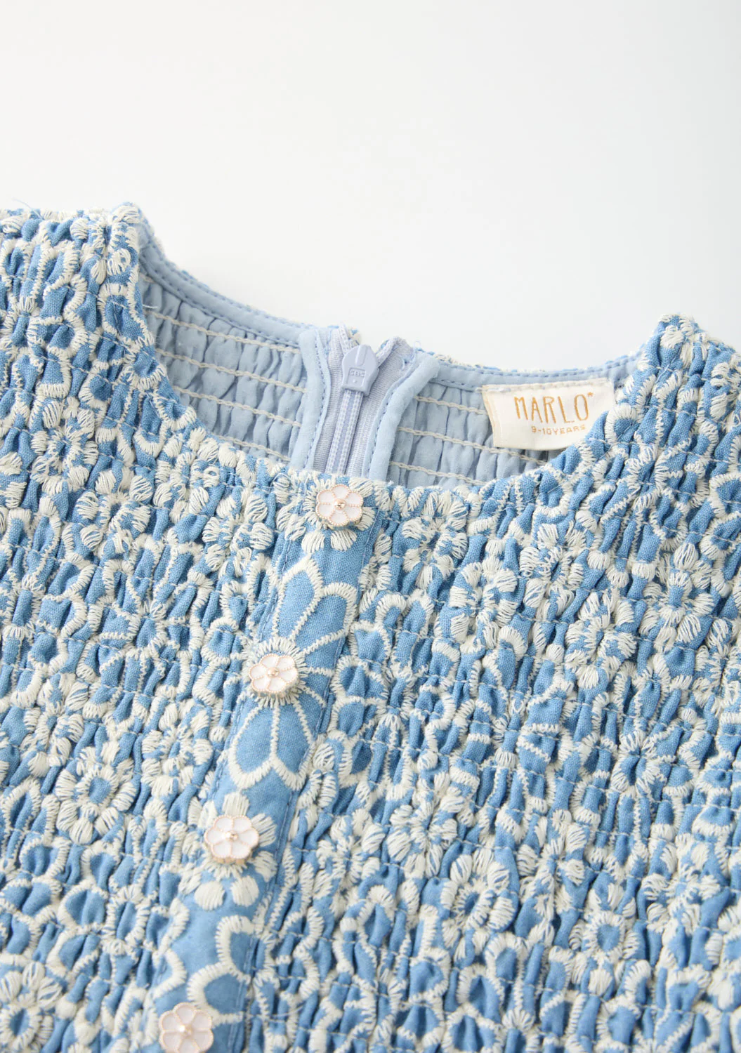 Kara Embroidered Mini Dress - Image 5