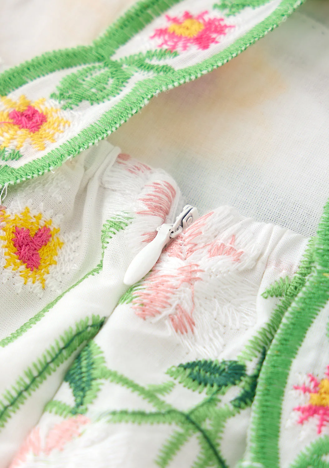 Kaylee Cotton Embroidered Maxi Dress - Image 11